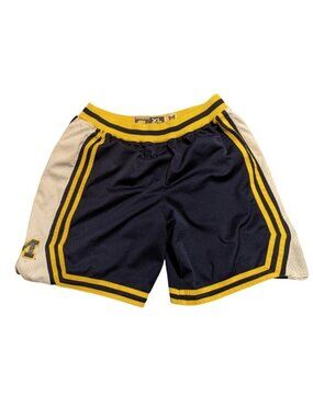Vintage NIKE Michigan Wolverines 90s NCAA Game Shorts Sz XL Basketball Fab Five